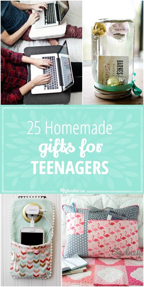 25 Homemade Gifts for Teenagers-jpg Gifts For Teenagers, Handmade Gifts Ideas, Teenager Gifts, Creative Diy Gifts, Homemade Gift Ideas, Easy Diy Gifts, Handmade Gift Ideas, Family Christmas Gifts