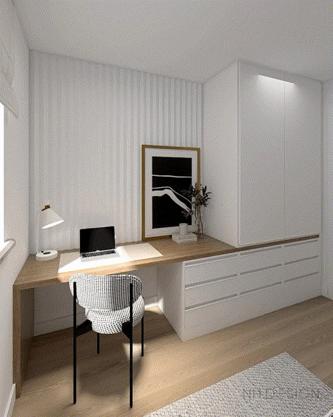 Ikea Office Hack, Ikea Home Office, Guest Bedroom Home Office, Office Hacks, Ikea Kids Room, Ikea Office, Home Office Layout, Ikea Bedroom, Small Home Offices