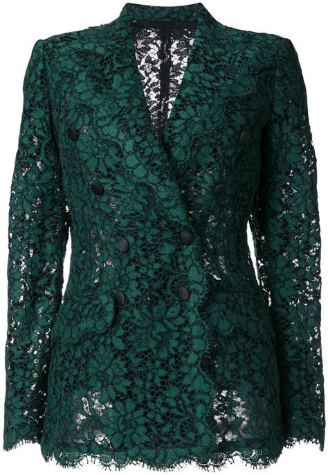 Mode Monochrome, Lace Blazer Jacket, Couture Ideas, Lace Blazer, Lace Jacket, Blazer Designs, فستان سهرة, Best Dress, Blazer Outfits