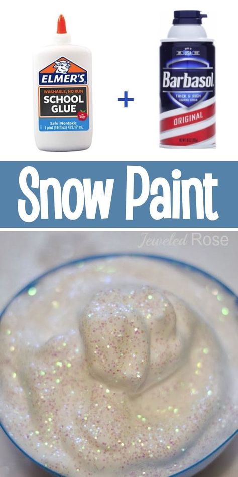 Winter Themed Gross Motor Activities, Shaving Cream Snowman Craft, Puffy Snow Paint Recipe, Preschool Christmas Experiments, Snow Homeschool Activities, Snow Projects For Preschoolers, Toddler Process Art Winter, Simple Christmas Toddler Crafts, Fluffy Paint Shaving Cream