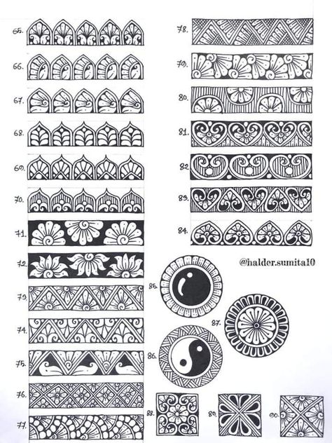 Mandala Shapes Geometric Designs, Mandala Shapes Ideas, Mandala Lines Design, Mandala Art Pattern Design, Zentangle Mandala Art, Mandala Pattern Design Templates, Mandela Art Pattern, Mandala Doodle Patterns, Mandala Patterns Ideas