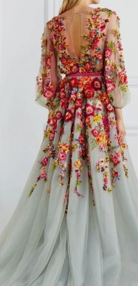 Flower Inspired Dress, Floral Wedding Dress, Wedding Dresses With Flowers, 3d Embroidery, Wedding Dresses Plus Size, Dress Inspiration, Flower Dress, Floral Dresses, Wedding Dress Inspiration