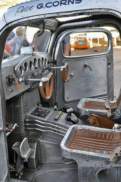 1939 Plymouth Air Radial Truck Interior Rat Rod Truck, Rat Rod Trucks, Old Vintage Cars, Rat Rods Truck, Chevrolet Pickup, 1957 Chevrolet, Truck Interior, Power Wagon, Dodge Trucks