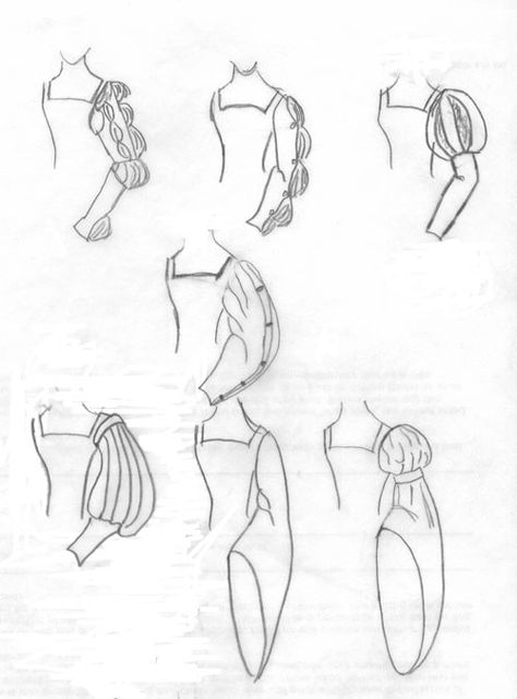 Dress Style Sleeves Celtic Clothing, Bjd Doll Clothes, Drawing Tutorials For Beginners, Dress Sleeves, Fashion Illustration Sketches, Medieval Clothing, Illustration Fashion Design, Fashion Sketch, Fashion Design Sketches