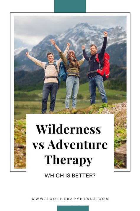 Explore the definition and benefits of wilderness and adventure therapy. 🚵 Learn which is better for your unique healing experience. 🌄 #nature #wilderness #adventure /// nature therapy /// outdoor adventures /// healing Adventure Therapy Activities, Adventure Therapy, Wilderness Therapy, Denver Activities, Horticulture Therapy, Therapeutic Recreation, Nature Therapy, Denver Travel, Wilderness Explorer