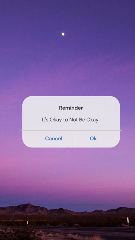 ReminderIt's okay to not be okay Its Okay Quotes Life, I Am Okay Quotes Wallpaper, It Okay Not To Be Okay, Not Feeling Okay Quotes, It's Okay To Not Be Okay Wallpaper, Its Okay Wallpaper, Iphone Reminder Quotes, Its Okay To Not Be Okay Quotes, Iphone Reminder Aesthetic