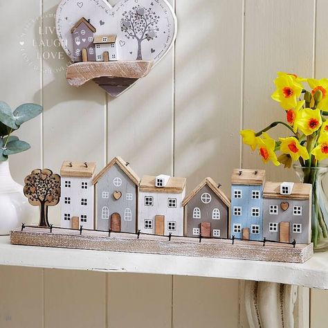 Decorative Wooden Houses, Wooden Houses Decoration, Little Wooden Houses Craft, Wooden Houses Craft Decor, Small Wooden Houses Craft, Wooden House Craft, Wooden Houses Craft, Mini Wooden Houses, Little Wooden Houses