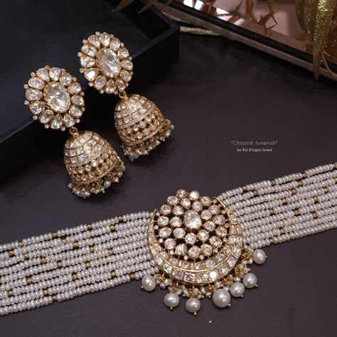 Moissanite Polki Jewellery, Polki Pendant Set, Polki Necklace Choker, Jewellery Stones, Polki Choker Set, Polki Necklace Set, Polki Choker, Kundan Jewellery Set, Choker Necklace Designs