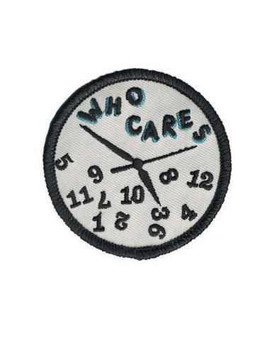 Retro Patches, Senior Jackets, Retro Patch, Black Clock, Retro Embroidery, Punk Patches, Desain Editorial, Patch Ideas, Edge Stitching