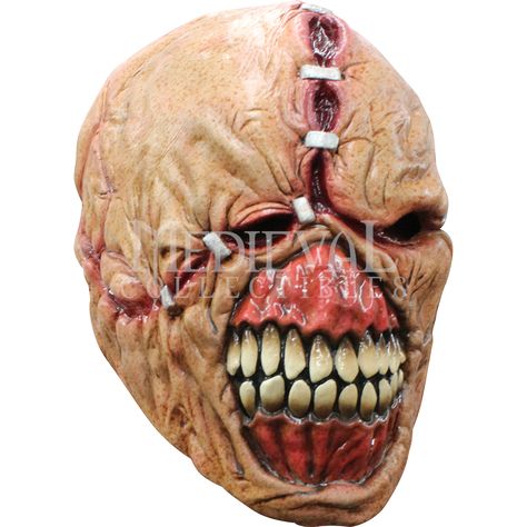 Resident Evil Nemesis Costume Mask - HS-10208 by Medieval Collectibles Realistic Halloween Masks, Resident Evil Nemesis, Resident Evil Costume, Evil Costume, Masks Scary, Makeup Prosthetics, Rotting Flesh, Zombie Gifts, Scary Halloween Masks