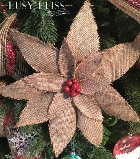 Hometalk Poinsettia Diy, Burlap Poinsettia, Easiest Burlap, Gold Mason Jars, Birdhouse Ornaments, Easy Fall Wreaths, Deco Mesh Christmas Wreaths, Rag Wreath, Burlap Crafts