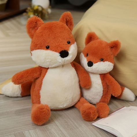 Fox Drawings, Fox Plushie, Cat Plushies, Reading Recovery, Fantastic Fox, Fox Stuffed Animal, Fox Pillow, Fox Doll, Soft Gift