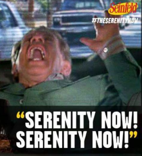 Serenity now Serenity Now, Seinfeld, Best Tv Shows, Meme Funny, Makes Me Laugh, Best Tv, I Laughed, Funny Things, Funny Stuff