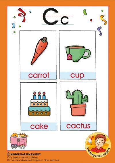 Early Childhood Sight Words, letter c, for kindergarten, kindergarten ...