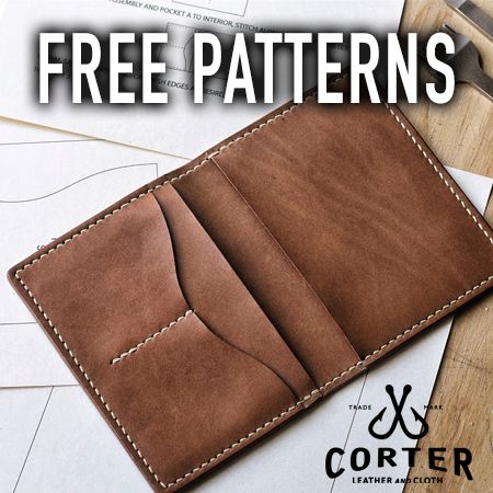 Free leathercrafting patterns available for download. Leather Work Ideas Projects, Leather Patterns Free Printable, Leather Workshop Ideas, Beginner Leather Projects, Free Leather Patterns, Diy Leather Wallet Pattern, Leather Card Wallet Pattern, Leather Templates, Leather Patterns Templates