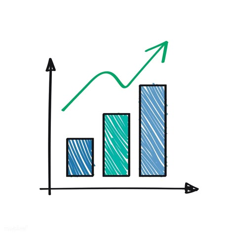 Positively growing and success graph illustration | free image by rawpixel.com / Minty Trading Illustration, Finance Doodle, Success Graph, Trade Illustration, Graph Illustration, Market Drawing, Grow Chart, Economics Project, Data Room