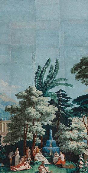 Calypso Island, Zuber Wallpaper, Wedding Minister, Nashville Wedding Venues, Italian Paintings, Scenic Wallpaper, Wallpaper Companies, Historic House, Dream Vacations Destinations