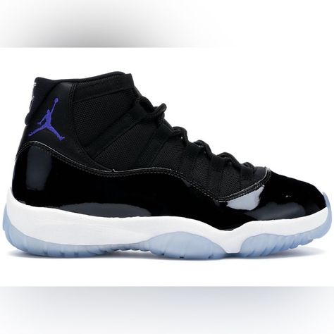 Air Jordan 11 Retro ‘Space Jam’ - black/blue/white, size 6.5Y Retro Space, Jordan Adidas, Air Jordan 11 Retro, Jordan 11 Retro, Space Jam, Air Jordan 11, Jordan 11, Nike Jordan, Aeropostale