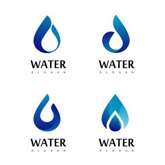 Water Logo Design, Logo Design Water, Modern Logo Ideas, Water Drop Logo, Stationery Business Card, Drop Water, Logo Hipster, Drop Logo, Water Branding