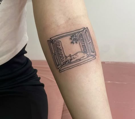 Window Tattoo, Square Tattoo, Aesthetic Tattoo Ideas, Stained Glass Tattoo, Tattoo Designs Drawings, 20 Aesthetic, Framed Tattoo, Traditional Tattoo Designs, Unique Tattoo Ideas