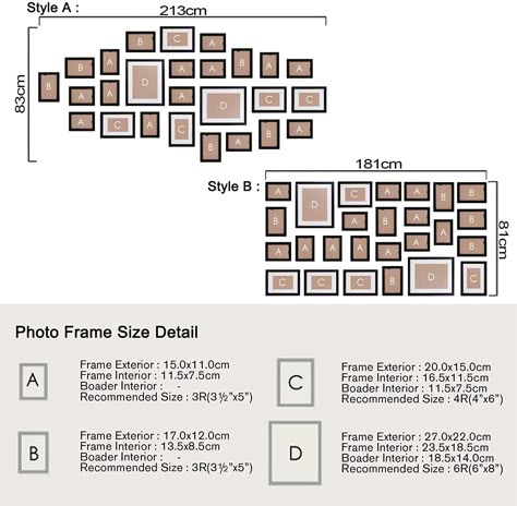 Photo Wall Set Up, Large Photo Collage Wall, Large Wall Gallery, Photo Wall Layout, Photo Gallery Ideas, Picture Frame Arrangements, Wall Collage Picture Frames, Family Photos Wall Decor, Gallery Wall Template