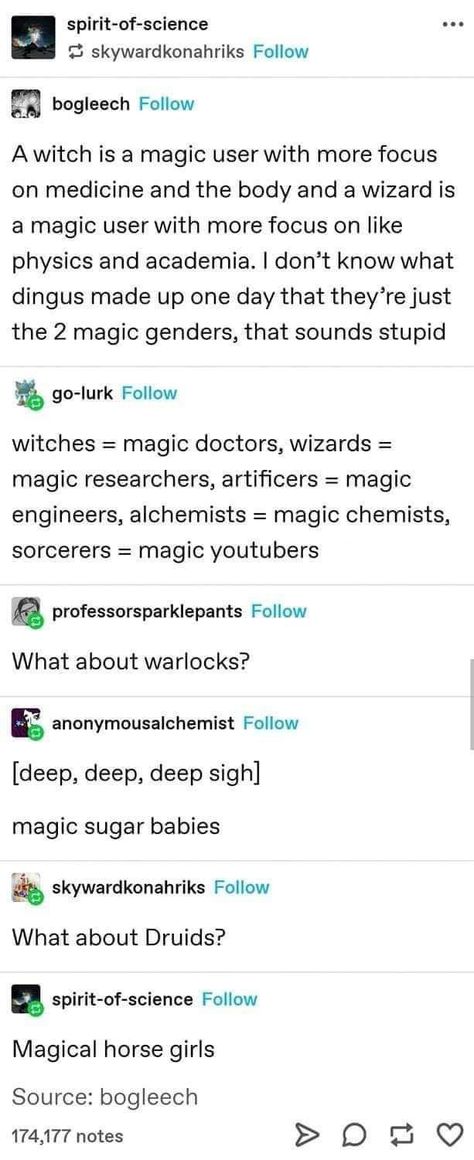 Different Types Of Magic Users, Types Of Magic Users, Types Of Magic, Dungeons And Dragons Memes, Dnd Funny, Book Writing Inspiration, Teen Life, Writing Help, Writing Advice