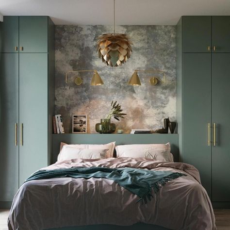 Luxury Bedroom Ideas To Inspire You! #luxuryfurniture #interiordesign #designideas #bedroomdesign #modernbedroom #interiordesign #decor #bedroomdecor #interiordesignstyles #interiordesigninspiration #luxuryinteriordesign #interiordesignstyles #inspirationfurniture #bedroomdesign #homedecorideas #homedesign #homeinspiration #furniture #furnitureinspiration #masterbedroomideas #contemporarydesign #bedroomideas #homedecor #bocadolobo #exclusivedesign #luxurybedroom #masterbedroom Small Bedroom Storage, Brass Light, Scandinavian Bedroom, Bedroom Wardrobe, Small Room Bedroom, Trendy Home, Scandinavian Home, Minimalist Bedroom, Bedroom Colors