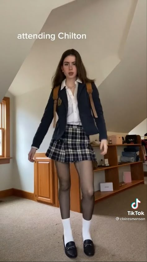 Private School Uniforms, Acubi Fashion, Fashion Coquette, Outfit Elegantes, School Uniform Fashion, School Uniform Outfits, Outfits For School, Estilo Preppy, School Dresses