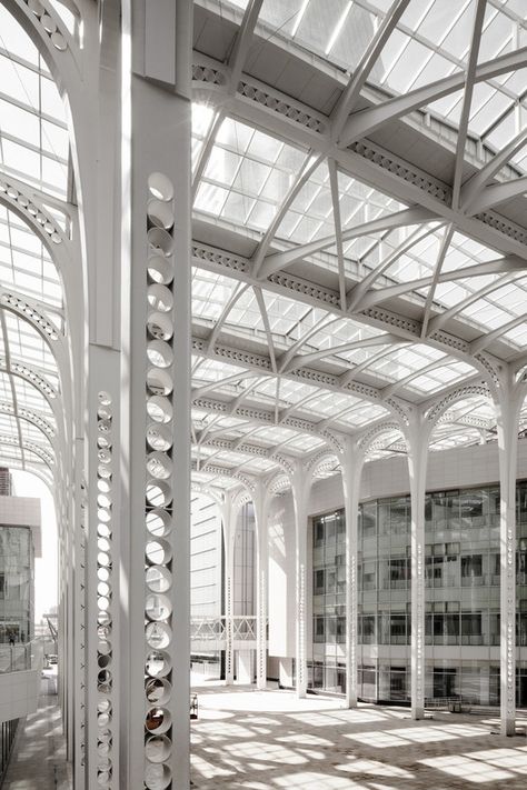 Fengxian Civic Centre Canopy / Atelier GOM|Fengxian Civic Centre Canopy / Atelier GOM, © Zhang Jiajing Steel Architecture, Brick Architecture, Civic Center, Structure Architecture, Sustainable Architecture, Metal Structure, Modern Buildings, Urban Planning, Steel Structure