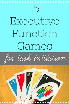 Executive Functioning Activities, Task Initiation, Teaching Executive Functioning Skills, Function Outfit, Teaching Executive Functioning, Outfit Indian, Occupational Therapy Activities, Impulse Control, Executive Function