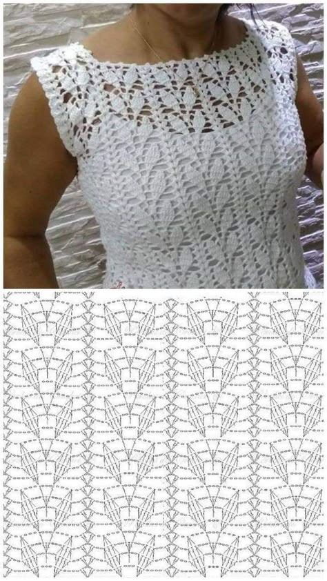 Pola Top, Pola Sweater, Crochet Blouses, Háčkované Lemy, Gilet Crochet, Crochet Ladies Tops, Crochet Tops Free Patterns, Crochet Lace Pattern, Crochet Shirt