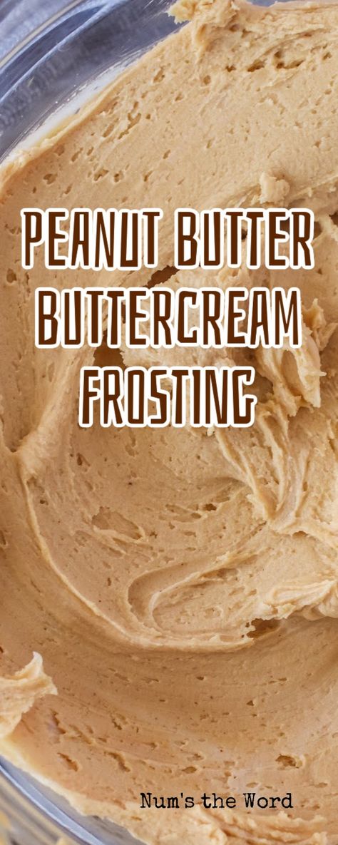 Peanutbutter Fluff Icing, Best Peanut Butter Icing, Peanut Butter Buttercream, Homemade Peanut Butter Frosting, Easy Peanut Butter Frosting, Peanut Butter Buttercream Frosting, Peanut Butter Cream Cheese Frosting, Peanut Butter Icing Recipe, Buttercream Candy Recipe