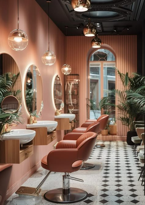 Beauty Salon Design Ideas, Beauty Salon Interior Design Ideas, Salon Suite Decor, Vintage Beauty Salon, Hair Salon Interior Design, Salon Interior Design Ideas, Beauty Salon Interior Design, Salon Design Ideas, Hair Salon Design