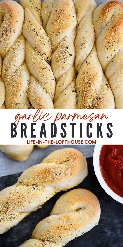 Garlic Twist Bread Recipe, Homemade Garlic Bread Twists, Garlic Parm Breadsticks, Papa Johns Garlic Parmesan Breadsticks, Garlic Twist Breadsticks, Best Homemade Breadsticks, Pizza Breadsticks Recipe, Pizza Bread Sticks Recipe, Garlic Parmesan Twists