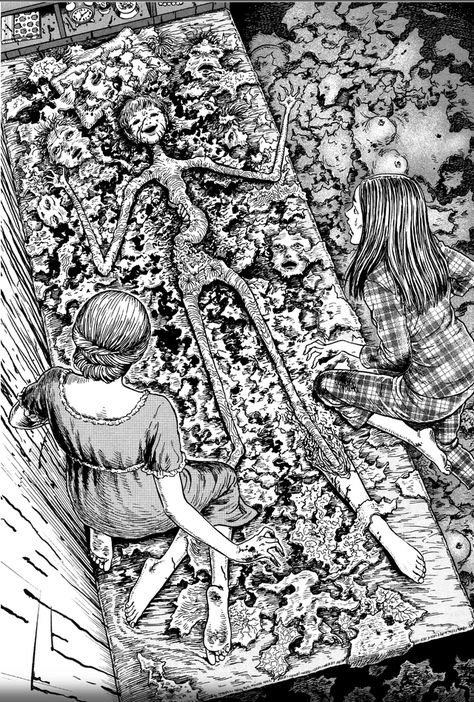 Ito Junji, Layers Of Fear, Horror Manga, Japanese Horror, Junji Ito, Scary Art, Creepy Art, Blackjack, Horror Art