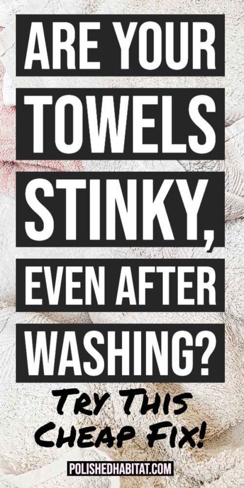 Musty Towels, Smelly Towels, Towels Smell, Washing Towels, Easy Cleaning Hacks, Diy Cleaning Solution, Homemade Cleaning Solutions, Diy Cleaning Hacks, Bathroom Cleaning Hacks