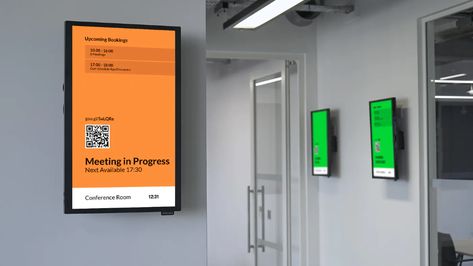 30 Examples of Good Content for Digital Signage - ScreenCloud Info Kiosk, Digital Signage System, Fun Signage, Room Signage, Office Screens, Digital Menu Boards, Signage Board, Digital Signage Displays, Company Signage