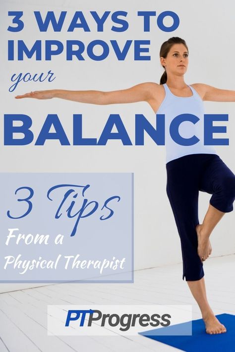 Top 3 Ways to Improve Your Balance How To Practice Balance, Balance Exercises Stability Workout, Exercises To Improve Balance, Balance Exercises Stability, How To Improve Balance, Improve Balance Exercises, Improving Balance, Group Fitness Classes, Sprained Ankle