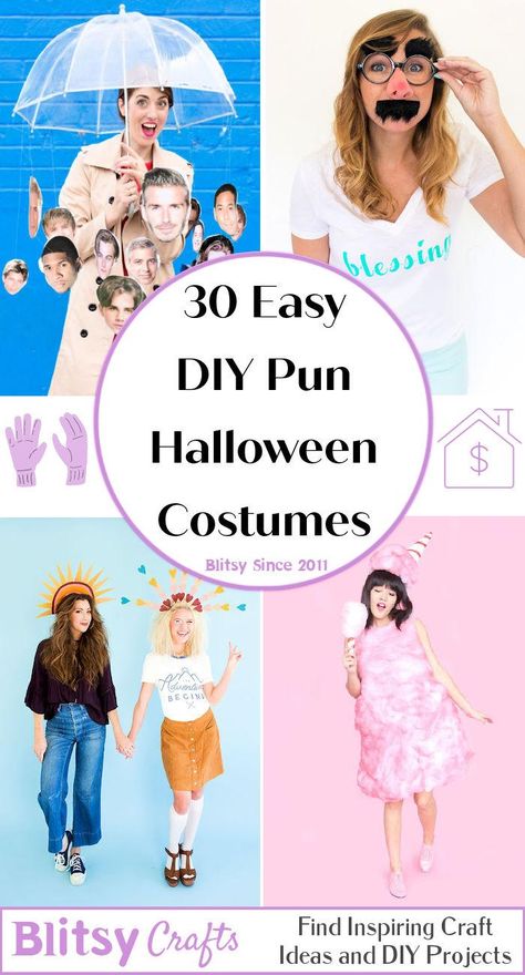 30 Easy Pun Halloween Costumes Ideas to DIY in 2022 When Life Gives You Lemons Costume, Halloween Puns Costumes, Easy Pun Costumes Last Minute, Puns Halloween Costumes, Halloween Costumes Puns Clever, Clever Easy Halloween Costumes, Struck By Lightning Costume, Diy Halloween Costumes For Women Easy, Halloween Pun Costumes Diy