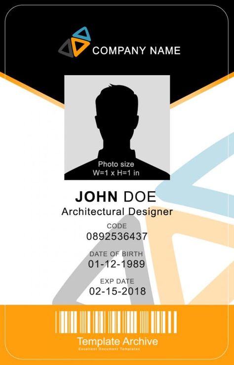 Fake License, Dog Certificate, Id Badge Template, Blank Id Cards, Identity Card Design, Employee Id Card, Employees Card, Free Id, Company Id