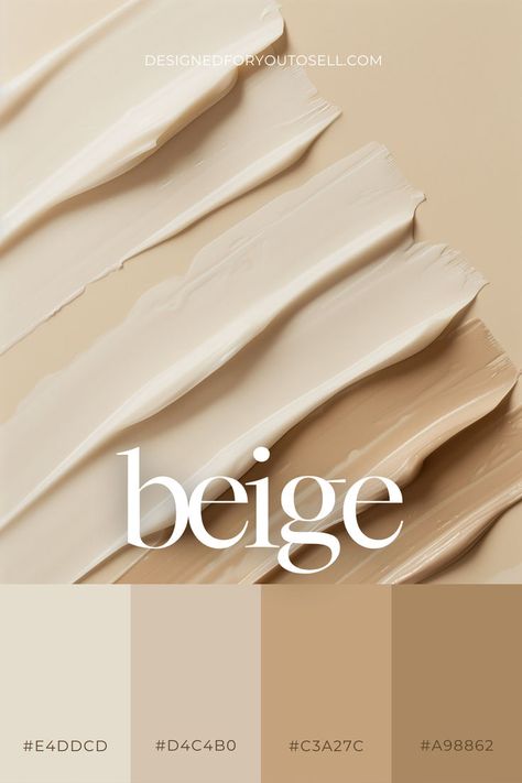 This versatile selection of warm beige tones adds a touch of sophistication to any design. Perfect for branding or graphic projects that aim for a calming, neutral vibe. Save this palette for your next creative endeavor! #ColorPalette #DesignInspiration #BeigeBliss Japandi Color Palette, Color Palette Brand, Warm Tone Colors, Color Palette Warm, Nude Color Palette, Paint Color Combos, Deep Autumn Color Palette, Spa Colors, Calm Color Palette