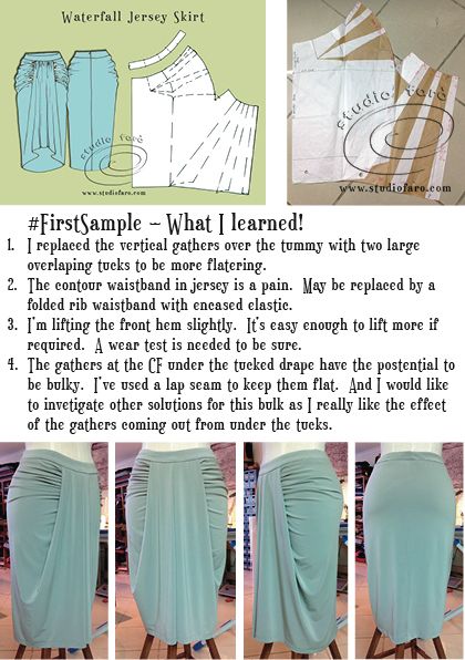 Drape Skirt Pattern, Pola Rok, Twisted Skirt, Fashion Design Patterns, Jersey Skirt, Skirt Patterns Sewing, Pattern Drafting, Clothes Sewing Patterns, Fashion Sewing Pattern