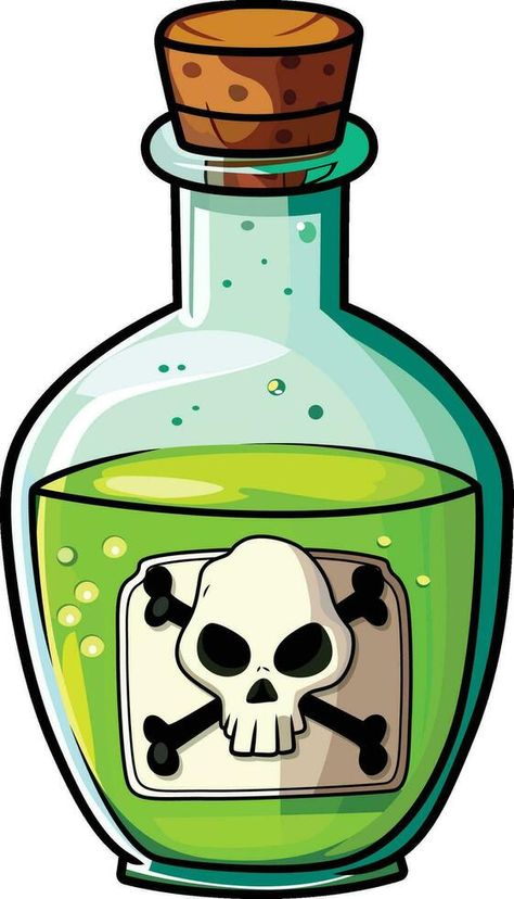 Bottle of poison cartoon vector illustration, Poison bottle with a skull and cross bones stock vector image, poison vial clip art Bottle Of Poison Drawing, Poison Bottle Illustration, Poison Images, Poison Bottle Drawing, Poison Drawing, Poison Illustration, Poison Drawings, Poison Logo, Poison Vial