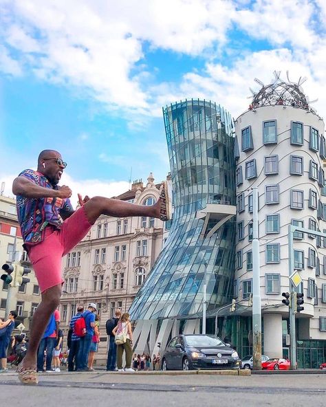 Dancing House 😏 Tag your creative friends! 😎Prague, Czech Republic. Photo by @cedtripping Dancing House Prague, Prague Photography, European Summer Vacation, Prague Photos, Cricket Quotes, Czech Republic Travel, My Travel Journal, Luxury Concierge, Dancing House