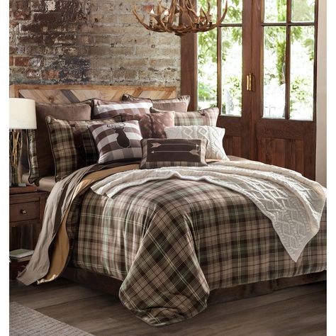 HiEnd Accents Huntsman Comforter Set, Queen, Multi (Polyester, Plaid)