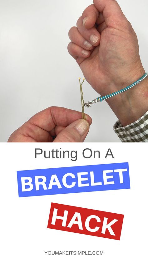 How To Put A Bracelet On Yourself, How To Put Clasps On Bracelets, How To Wear Bracelets, Bracelet Hacks, Jewellery Hacks, Wearing Bracelets, Scarf Bracelet, Jewelry Cleaner Diy, Jewelry Hacks