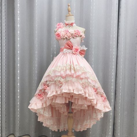 Princess Athanasia, Rose Bride, Gaun Abad Pertengahan, Hello Kitty Dress, Who Made Me A Princess, Style Kawaii, Old Fashion Dresses, Kawaii Fashion Outfits, Kawaii Dress