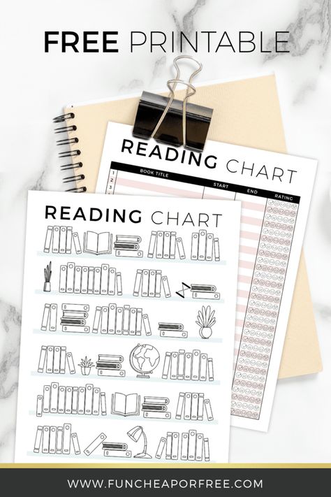 Book Reading Chart Free Printable, Free Reading Journal Printable, Reading Charts For Kids Printable, Book Reading Chart, Free Reading Journal, Reading Log Printable Free, Reading Chart Printable, Book Chart, Summer Reading Chart