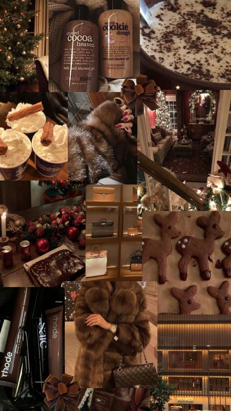 brown cozy christmas Winter Mood Board, Christmas Dreaming, Winter Mood, Cosy Christmas, Ultimate Christmas, Christmas Feeling, Christmas Inspo, Warm Christmas, Christmas Wonderland