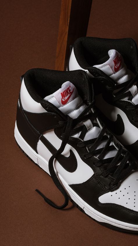 Nike Dunk High 'Panda' releases Tuesday, 7/27. Link in bio to enter the draw. Enter Draw: https://feature.com/collections/current-releases Nike Dunk High Outfit, Dunk High Outfit, Christmas Nike, Dunks Outfit, Shoes Wallpaper, Shoes Outfit Fashion, Nike Shoes Jordans, Nike Dunk High, Dunk High